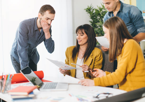 istock Taking the lead among her staff 649722676