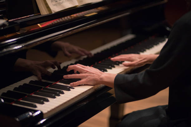 istock Pianist rehearsing before the concert 649730364