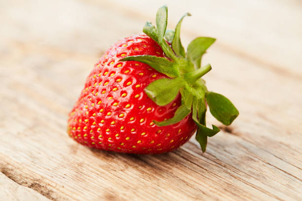 istock Fresh ripe strawberry on white background 649739116