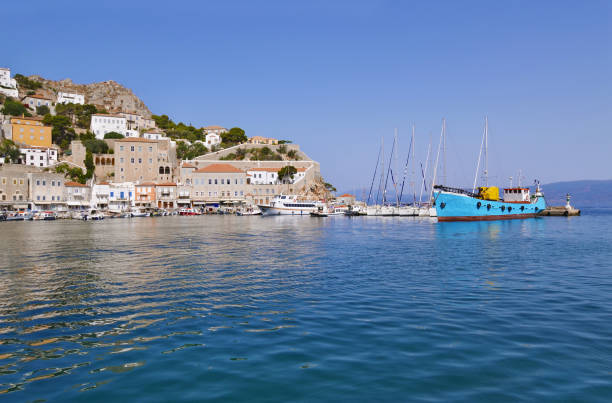 istock port of Hydra island Greece 649746040
