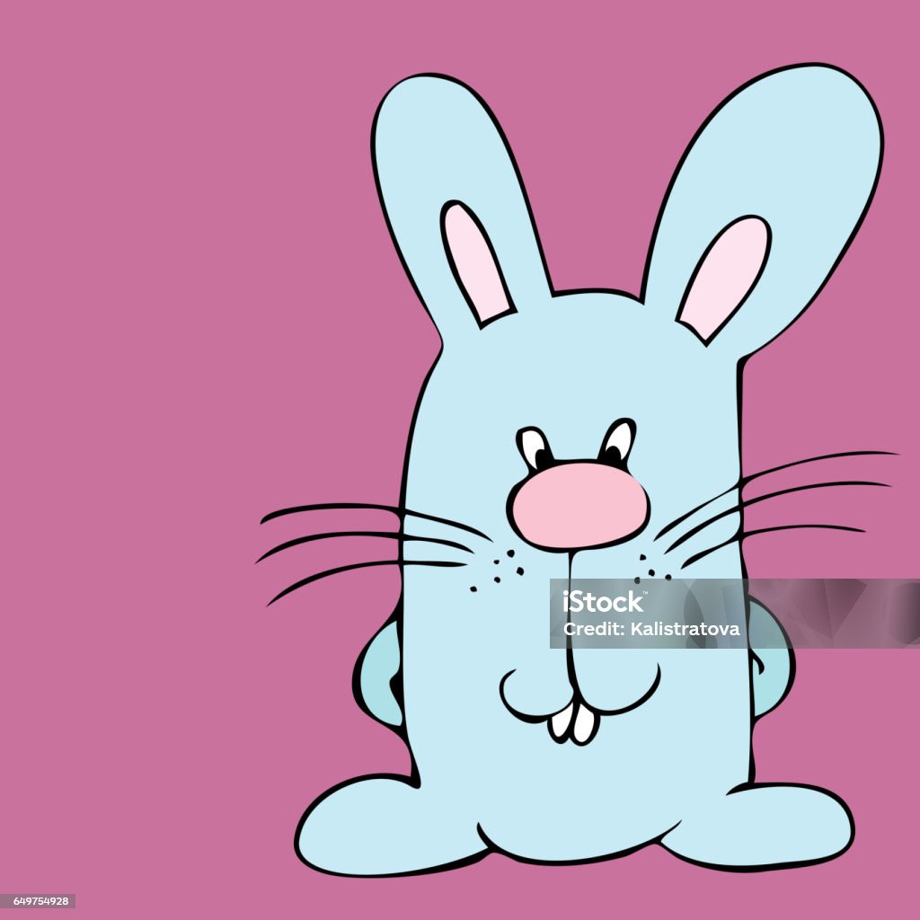 Chappy Rabbit Happy Rabbit Stock Illustration - Download Image Now - Animal, Art ...