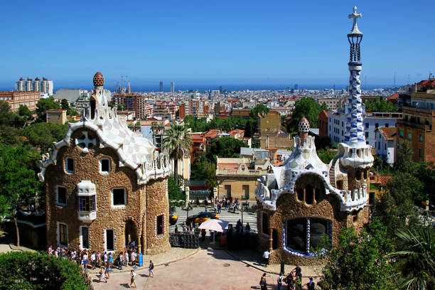 istock Architecture by Antoni Gaudi in Barcelona, Spain 649786992