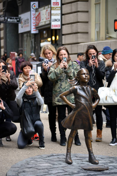 03/07/2017 New York, USA - People taking pictures of \