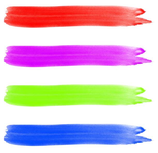 istock 4 isolated colorful painted stripes 649799200