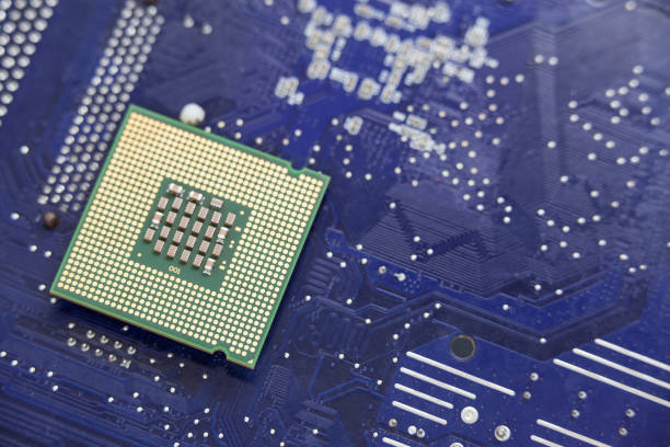 istock Close-up of a motherboard 649817468