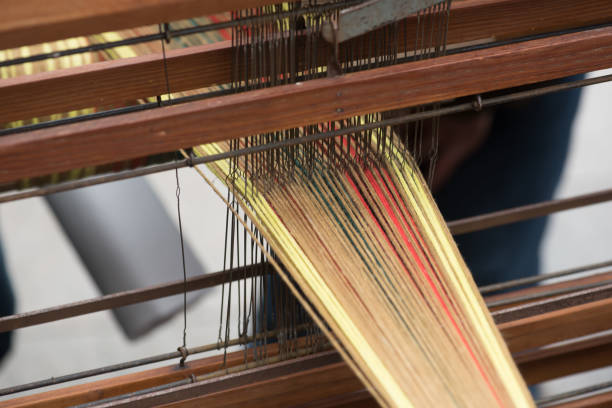 istock Weaving traditional Lithuanian ethnic band 649836854
