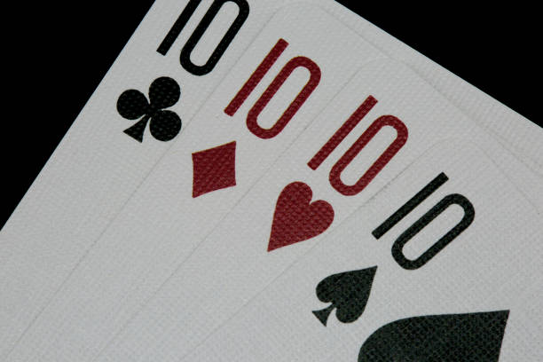 Playing cards black background  wallpaper
