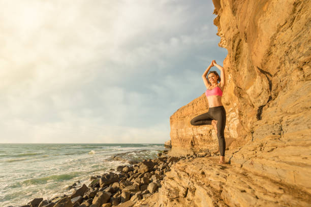 istock Ocean Yoga In Golden Light 649855374