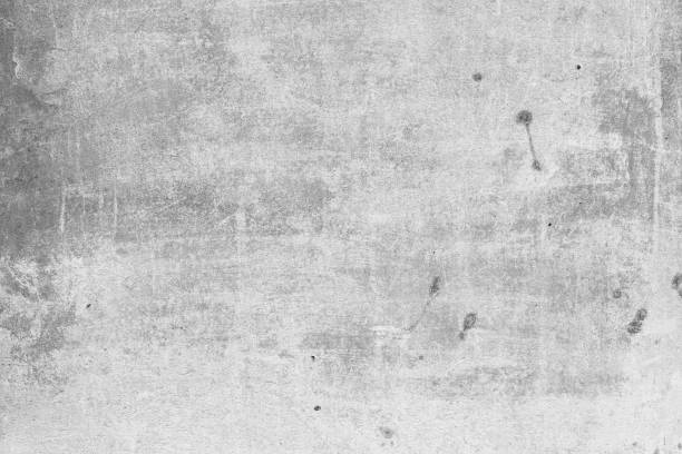 istock Wall fragment with scratches and cracks 649860320