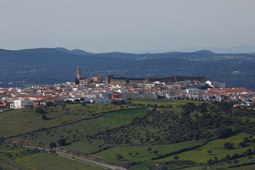 Cumbres Mayores town of Huelva, Spain