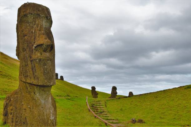 istock Morning Raraku volcano 649868574
