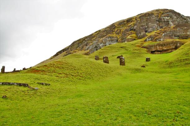 istock Morning Raraku volcano 649872040