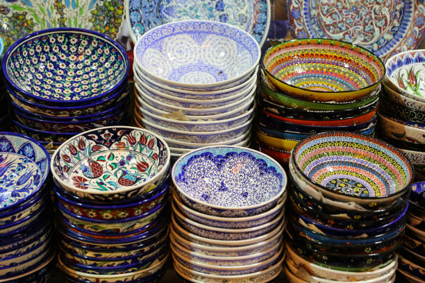 istock Turkish Ceramics in Grand Bazaar 649882324