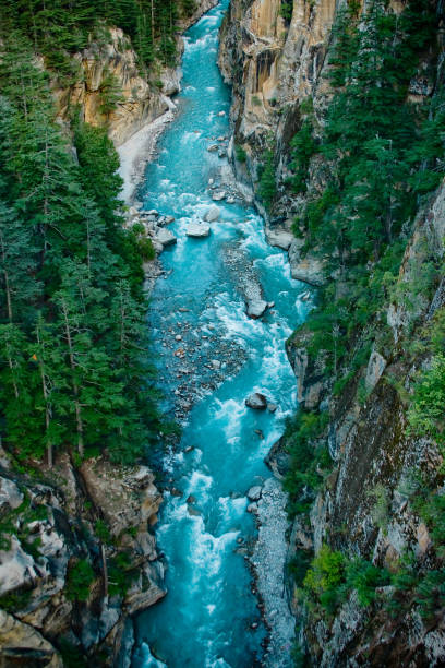 istock River Ganga in valley Himalayas mountains 649882464