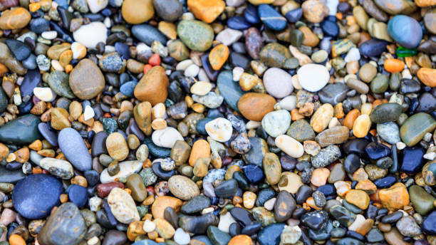 istock Sea stones background. stones on beach. stone texture. 649889720