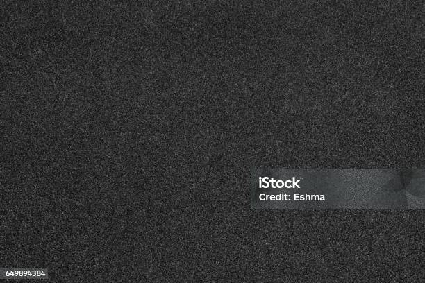 Black Velvet Paper Close Up Stock Photo - Download Image Now - Textured Effect, Textured, Black Color