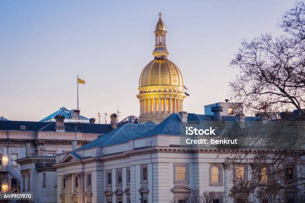 Trenton State Capitol Building Stock Photo - Download Image Now - New Jersey, Trenton - New Jersey, State Capitol Building