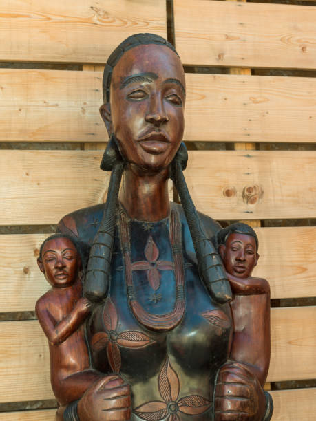 istock African Handmade Ethnic Wooden Statue 649920194