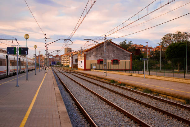 The railway station in Figueras.