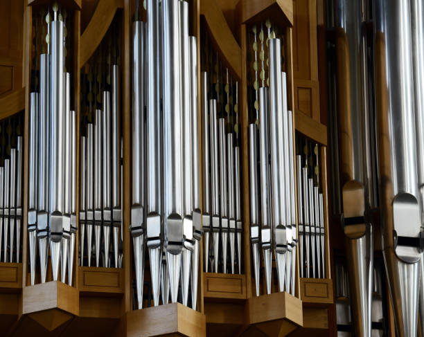 istock Organ musical instrument detail 649937614