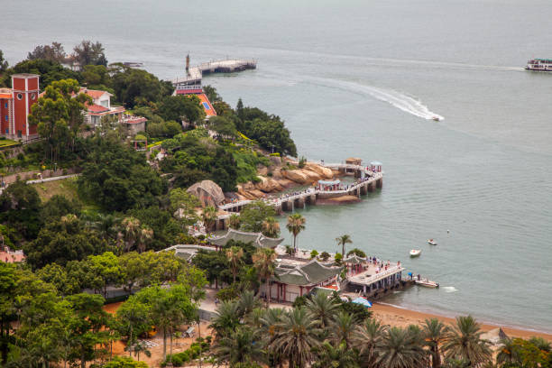 Xiamen aerial view from Gulangyu island