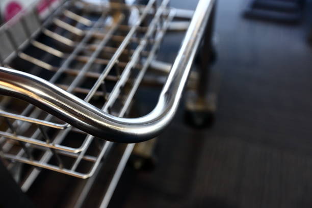 istock Airport Trolley Handle Close Up 650007332