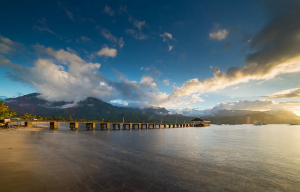 istock Hanalei Bay and Pier on Kauai Hawaii 650015228