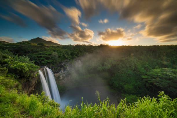 istock Wailua Falls Hawaiian Waterfall 650045286