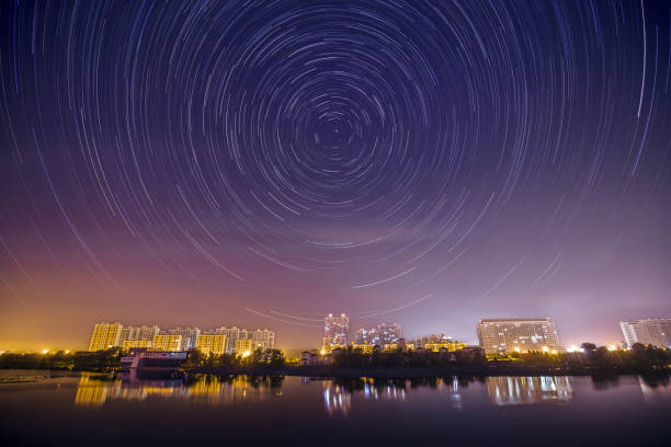 istock The night scenery of the city 650091484