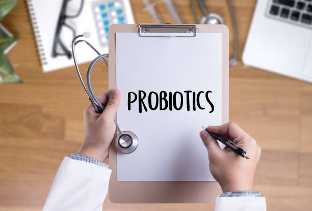 istock Probiotics medical equipment  eating healthy concept. 650097664