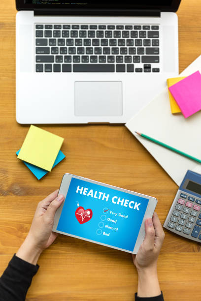 istock Digital Health Check Healthcare Concept doctor working with computer interface as medical 650097774
