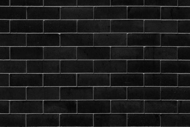 istock black paint clean brick wall for background. 650100386