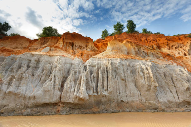 istock The natural geological shapes in a canyon called:Red Stream 650121944