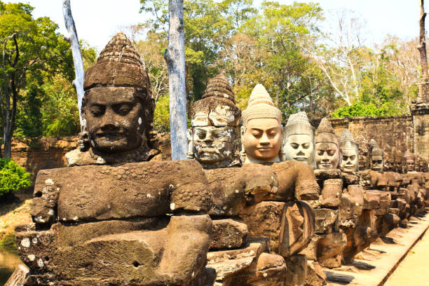 istock South gate to angkor thom in Cambodia 650128572