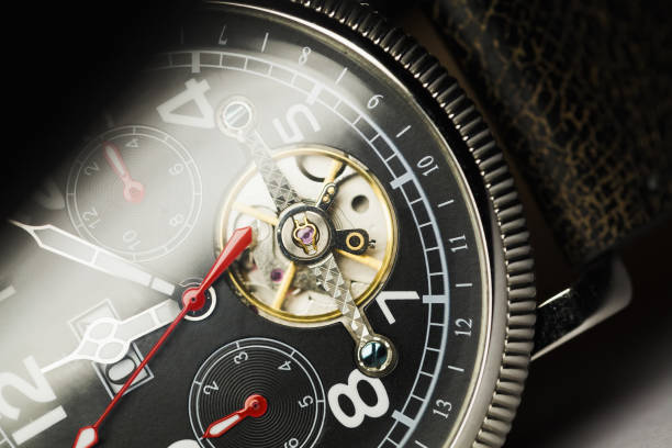 istock Mechanical luxury men wrist watch 650141770
