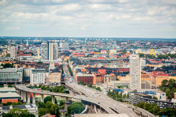istock Stockholm cityscape from above 650145164