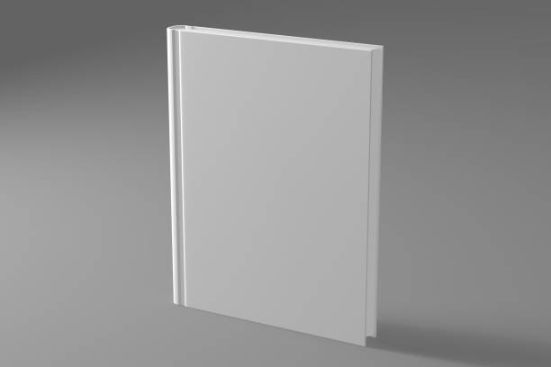 istock book or notebook template on clean dark background. 3d illustrated 650145804