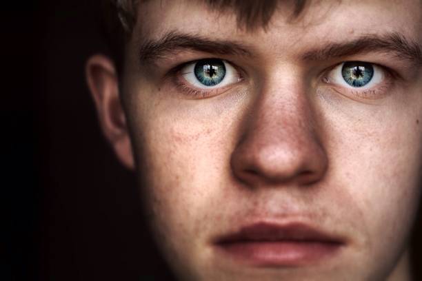 Young Male with Neutral Gaze
