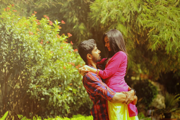 istock Romantic Couple in the Public Place 650170398