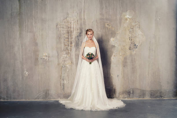istock Stunning bride in dress 650190932
