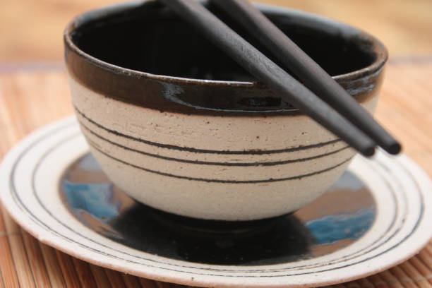 istock Chinese Chopsticks Soup bowl 650195794