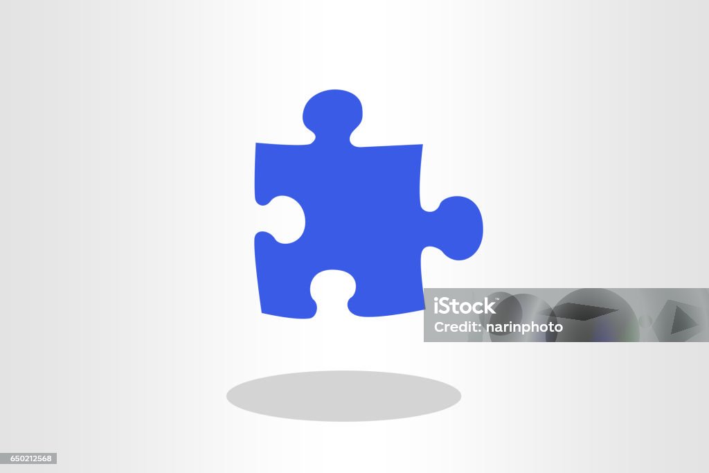 puzzle piece against plain background Illustration of puzzle piece against plain background Abstract stock illustration