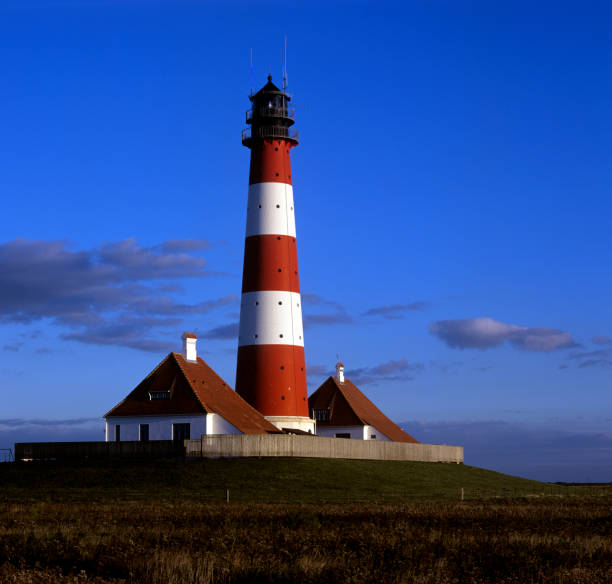 istock Lighthouse of Westerheven, north sea