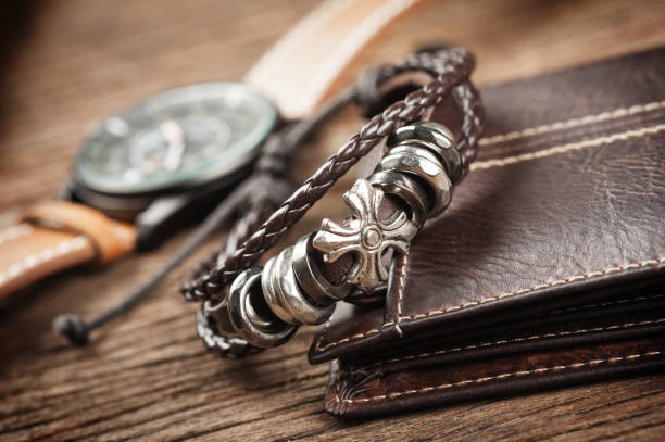 istock closeup men's bracelet 650235256