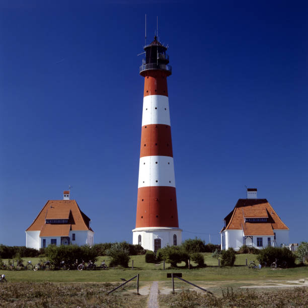 istock Lighthouse of Westerheven, north sea