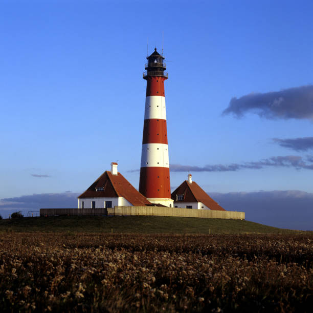 istock Lighthouse of Westerheven, north sea