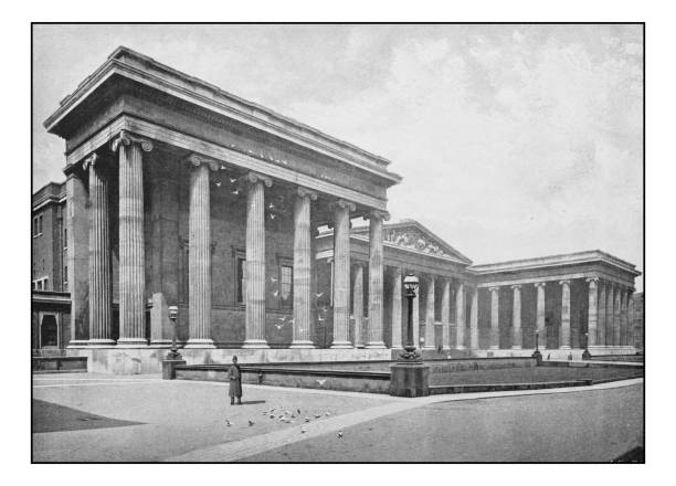 Antique London's photographs: British Museum Antique London's photographs: British Museum british museum stock illustrations