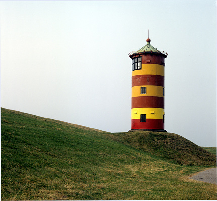 Lighthouse of pilsum, north sea, east northfriesland