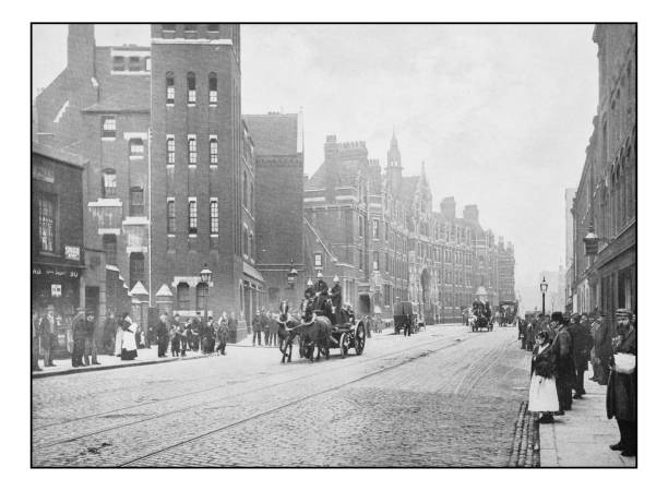 istock Antique London's photographs: Headquarters of the metropolitan fire brigade 650239268