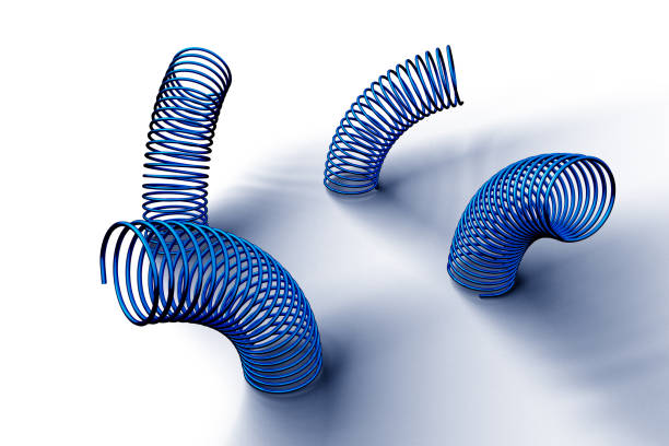 istock Pile of metal springs and coils 650241614